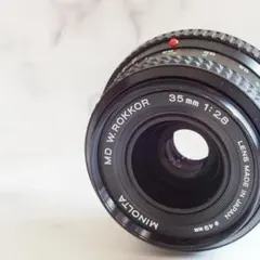 ミノルタ MINOLTA MD W.ROKKOR 35mm F1.8 - メルカリ