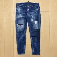 DSQUARED2 ペイント加工 スキニーデニム - メルカリ