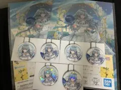【5点】ホロライブ　一番くじ 雪花ラミィ 缶バッジ　クリアファイル　ステッカー