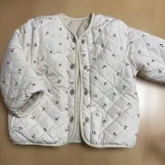 プティマイン リバーシブルジャケット ボア さくらんぼ チェリー 柄