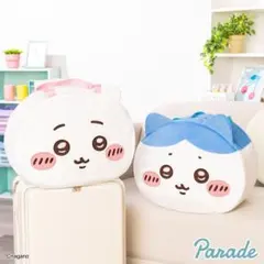 【新品】ちいかわ おかおBIGボストンバッグ　ちいかわ・ハチワレセット