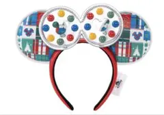 香港ディズニーランド限定！HKDL 街並み　ミニーカチューシャ　ネオン　レトロ