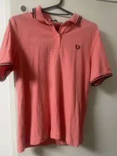 FRED PERRY ピンク 半袖ポロシャツ UK12