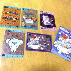 BT21 クリアカード　5枚セット
