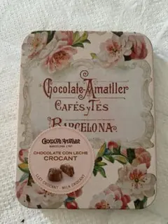 Chocolate Amatller ミルクチョコレート缶 72g