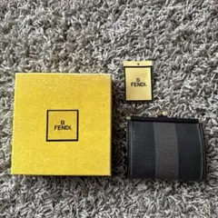 FENDI フェンディ ペカン柄 コインケース がま口 ヴィンテージ