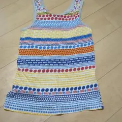 CUBE SUGAR タンクトップ ドット柄 マルチカラーのサムネイル