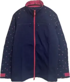 ネイビー Mサイズ ジッパー付きジャケット