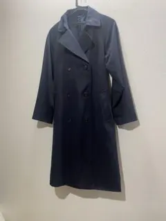 GU ネイビー ダブルブレスト トレンチコート　ロングコート
