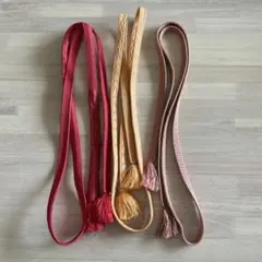 着物用 帯締め 3本セット 和装小物