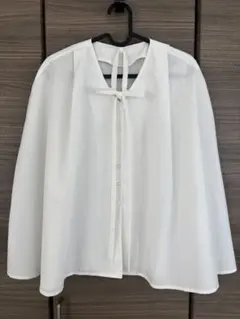 【STYLEMIXER/スタイルミキサー】テントライン リボン付き ブラウスのサムネイル