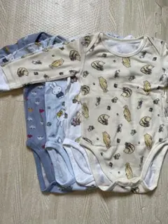 ベビー長袖肌着 4枚セット