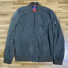 バ*ン様 薄手　ZARA MAN ザラ MA-1 ジャケット グリーン M