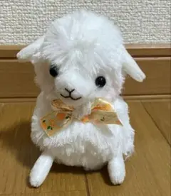 【レトロ】ベイビーアルパカッソ フルーツ　ぬいぐるみ ホワイト　マスコット
