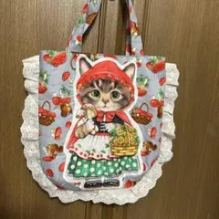 ゆ*ら様 094428 コヤンイサムチョン　ダーツ入りトートバッグ　赤ずきんちゃ