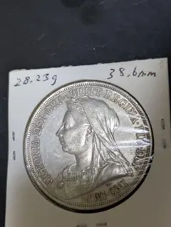 1901年 大英帝国 フローリン銀貨ヴィクトリア女王 PCGS認証 - メルカリ
