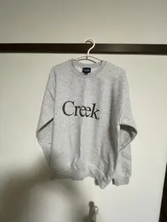 Creek ロゴ グレー トレーナー