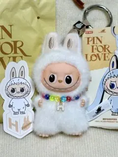 「H」POPMART PIN FOR LOVE ミニラブブ イニシャルラブブ