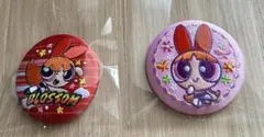 パワーパフガールズ 刺繍缶バッジ 2点セット