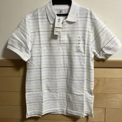 UNIQLO ドライカノコボーダーポロシャツ 半袖 Mのサムネイル