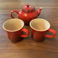 LE CREUSET ティーポット マグカップ セット
