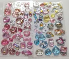 シール　おすそ分け -30 立体シールセット カラフル