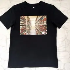 NIKE 半袖 Tシャツ メンズ L ブラック 綿100%✴︎靴箱ラックデザイン