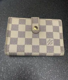 直営店購入　ルイヴィトン　ポルトフォイユヴィエノワ　ダミエアズール　折り財布