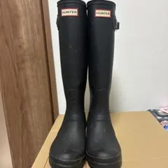 HUNTER レインブーツ ロング ブラックのサムネイル