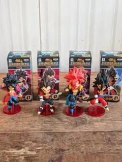 ドラゴンボール ワールドコレクタブルフィギュア スーパーサイヤ人4ゼノ4種セットのサムネイル