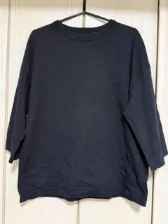 七分丈 Tシャツ ブラック J.S ホームステッドのサムネイル