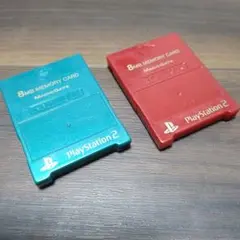 PS2 8MB メモリーカード 2枚