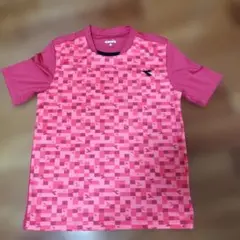 diadora パターン入り Tシャツ Mサイズ