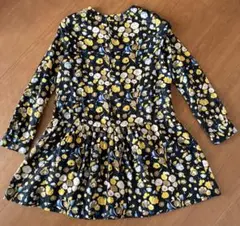 Bonpoint 花柄 長袖ワンピース 10サイズ