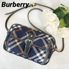 極美品BURBERRY バーバリーブルーレーベル ショルダーバッグ ノバチェック
