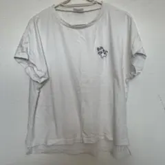 ノンタン　ホワイト 半袖Tシャツ
