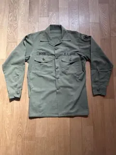 US ARMY OG-507 ユーティリティシャツ 70s80s 15H33