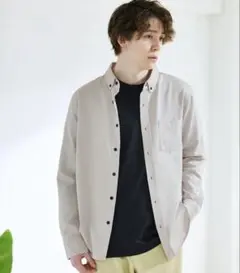 T/R ストレッチボタンダウンシャツ MONO-MART