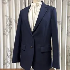 【9日まで】美品⭐︎1回30分着用 UNIQLOネイビー テーラードジャケット