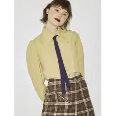 jouetie タイクロップドシャツ イエローのサムネイル