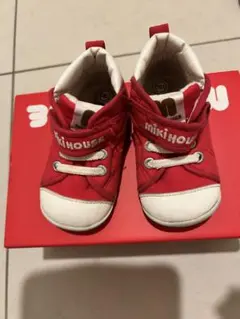 ミキハウス ファーストシューズ レッド