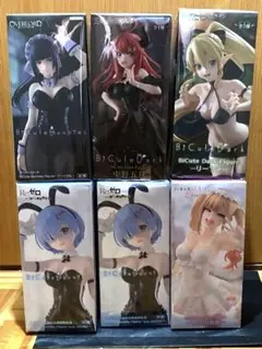 BiCuteシリーズ フィギュア6種 SAO 着せ恋 ごとよめ リゼロ オバロ