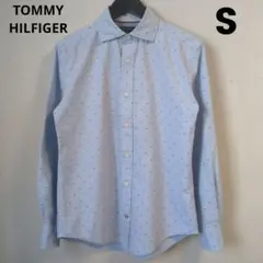 TOMMY HILFIGER トミー 水色 ブルー 長袖シャツ S