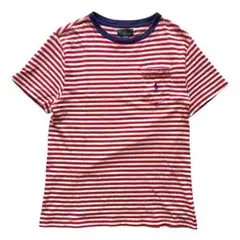 古着 Polo by Ralph Lauren 刺繍ロゴ ボーダー Tシャツ