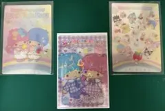 サンリオキャラクターウェハース　リトルツインスターズカードセット