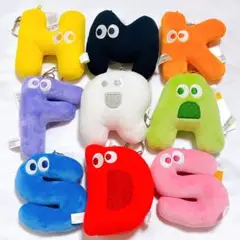 ダイソー マスコットキーホルダー アルファベット