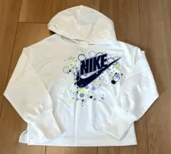 NIKE ホワイト 薄手 トレーナー グラフィックパーカー 95cm ナイキ