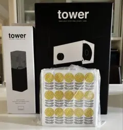 ムギチョコ 様専用tower キッチンホルダー、冷水ポット2点セット