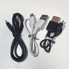 【匿名配送】 A to Micro B 充電コード 接続ケーブル 3点セット