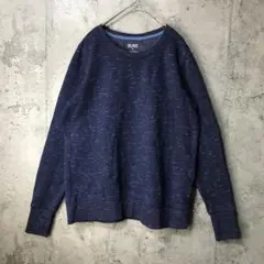 B862古着　トレーナー　スウェット　紺　90s Y2K